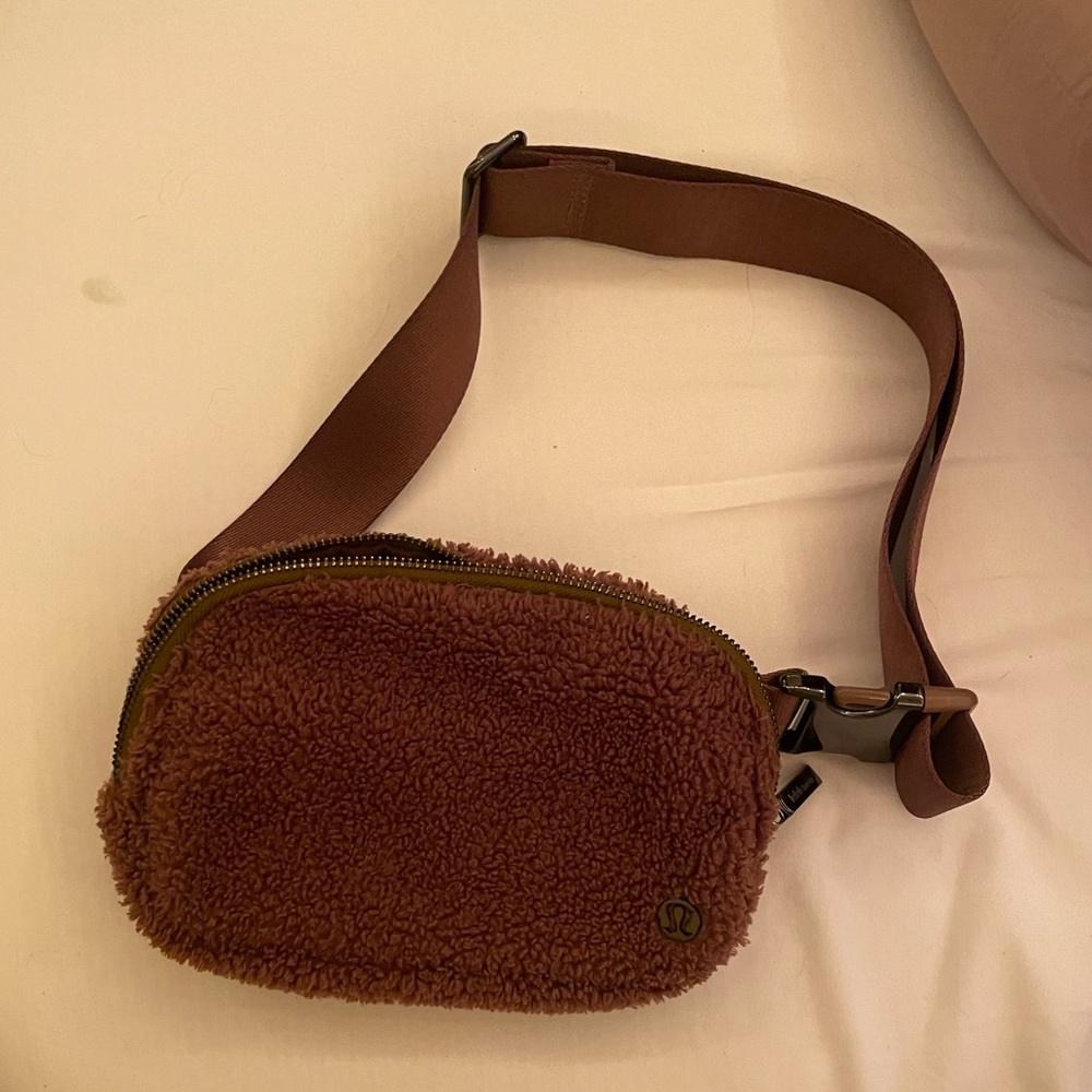 Last years lululemon fleece belt bag in the brown color